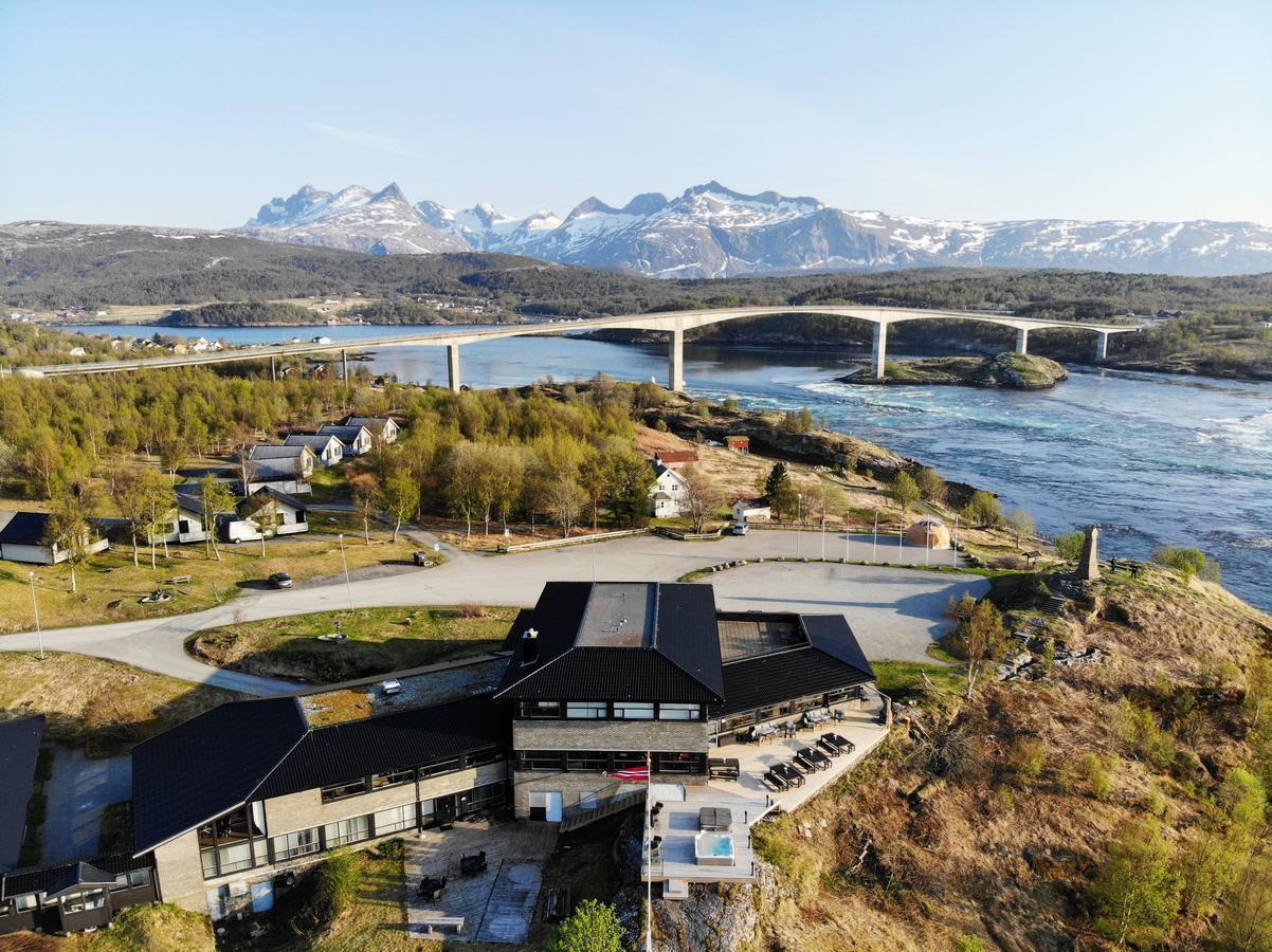 Saltstraumen Hotels Hytter Knapplund Exterior foto